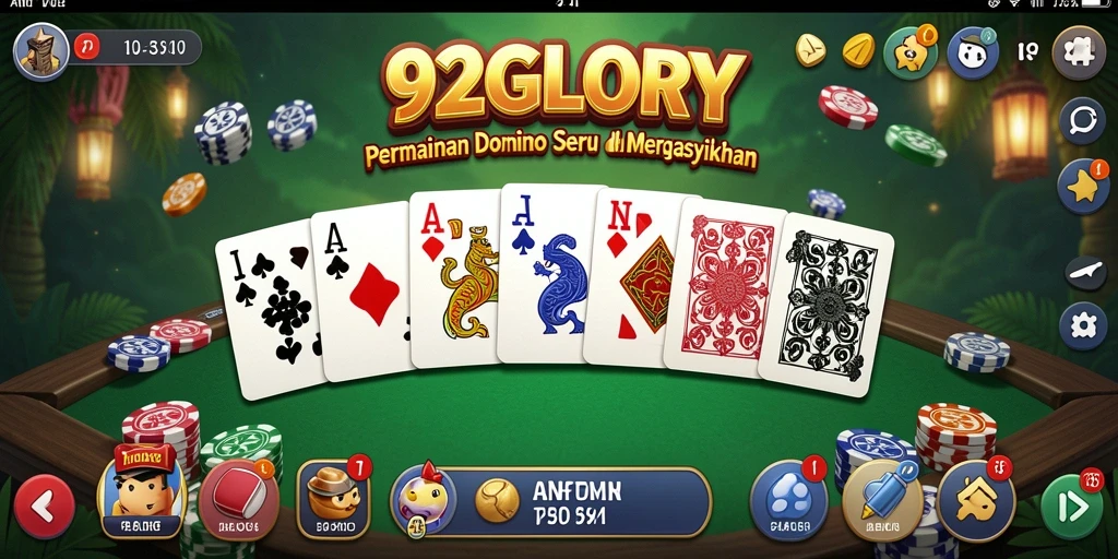 Tampilan gameplay seru dari aplikasi 92GLORY