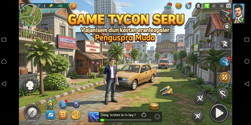 Tampilan gameplay yang menarik dan menantang dalam BARU01.