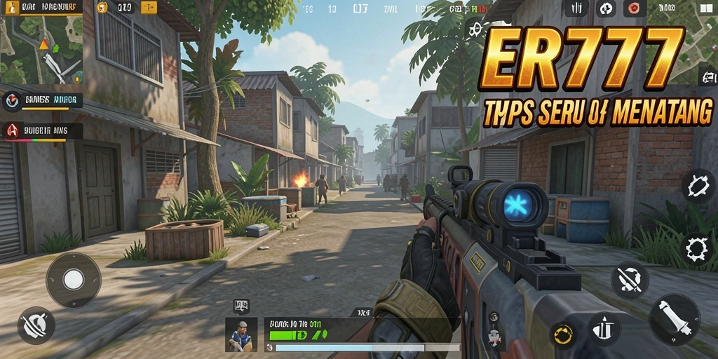 Screenshot ER777 menampilkan aksi gameplay TPS yang mendebarkan.