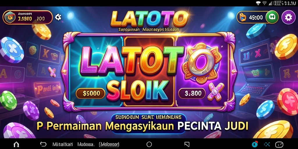 Tampilan menakjubkan dari LATOTO dengan gameplay slot yang mendebarkan.