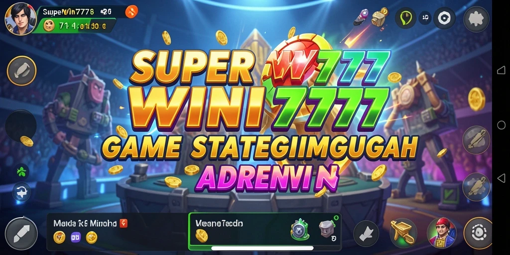 Screenshot utama SUPERWIN777 menampilkan aksi pertempuran strategis yang mendebarkan.